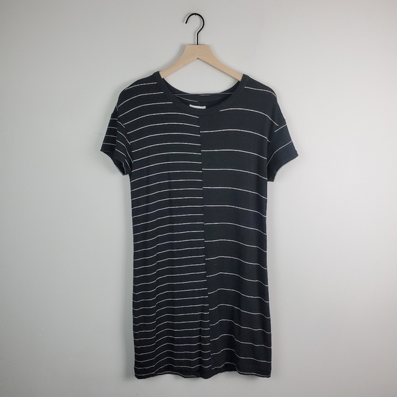 Lou & Grey Mixstripe Signaturesoft Tee Dress - Picture 2 of 7